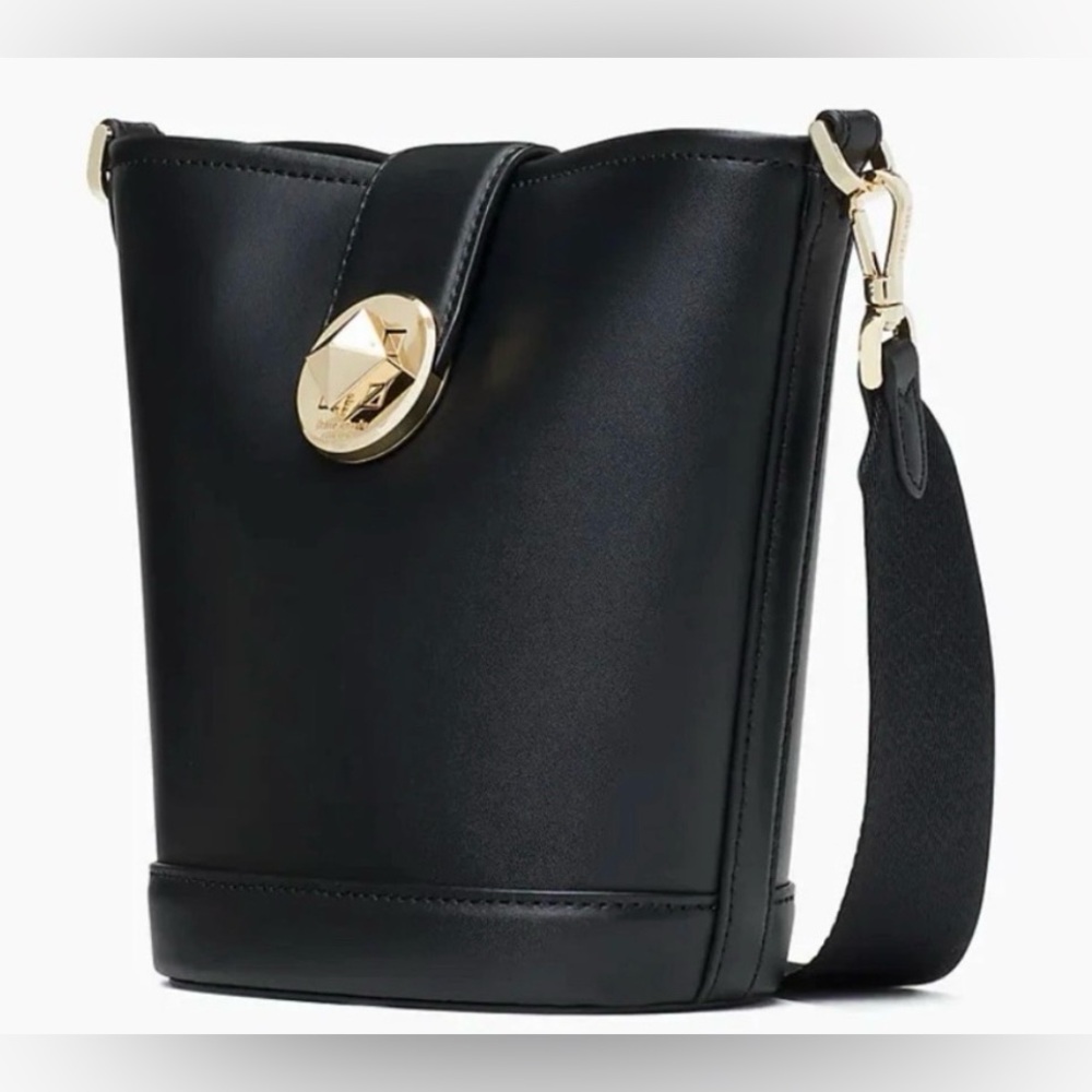 Kate Spade Black Mini Crossbody Bag with Gold Accents - Picture 2 of 7